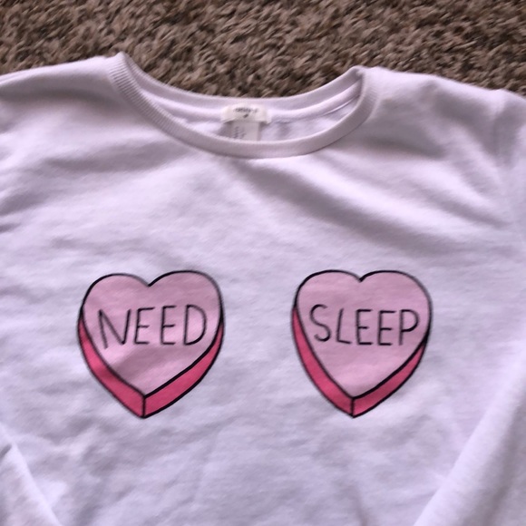 Pajama set•White w/ pink hearts•Pink w/ black dots - Picture 2 of 6